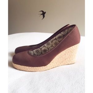 Canvas Wedge Shoes